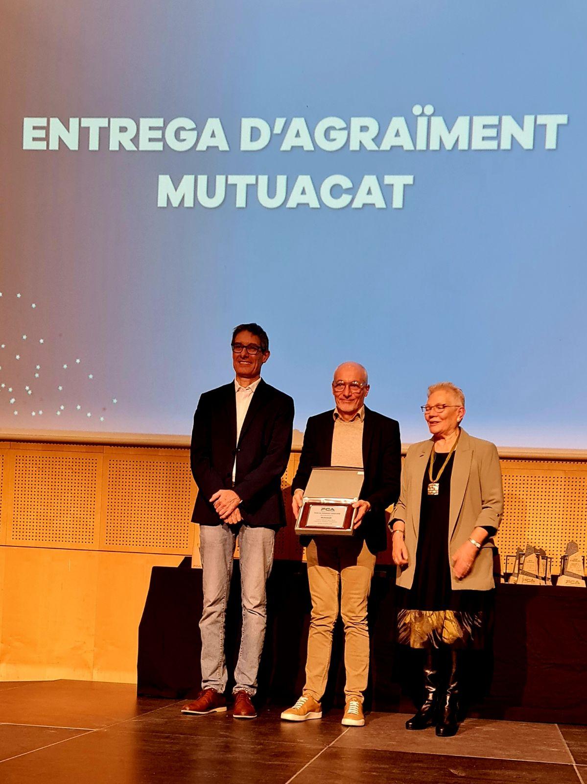 Mutuacat rep un reconeixement a la Festa de l’Atletisme Català 2025