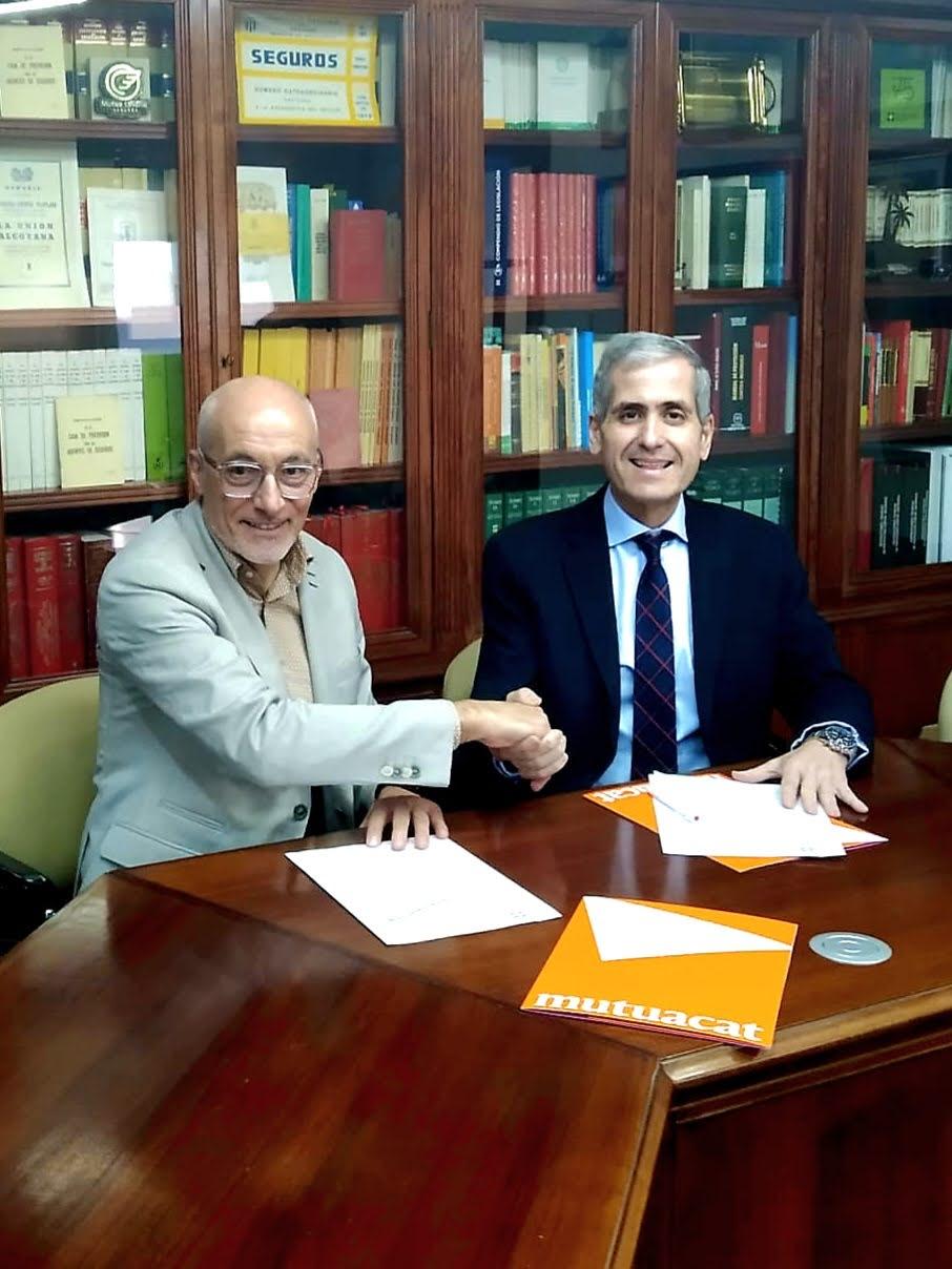 Mutuacat i el Col·legi de Mediadors d’Alacant signen un conveni per impulsar les assegurances esportives