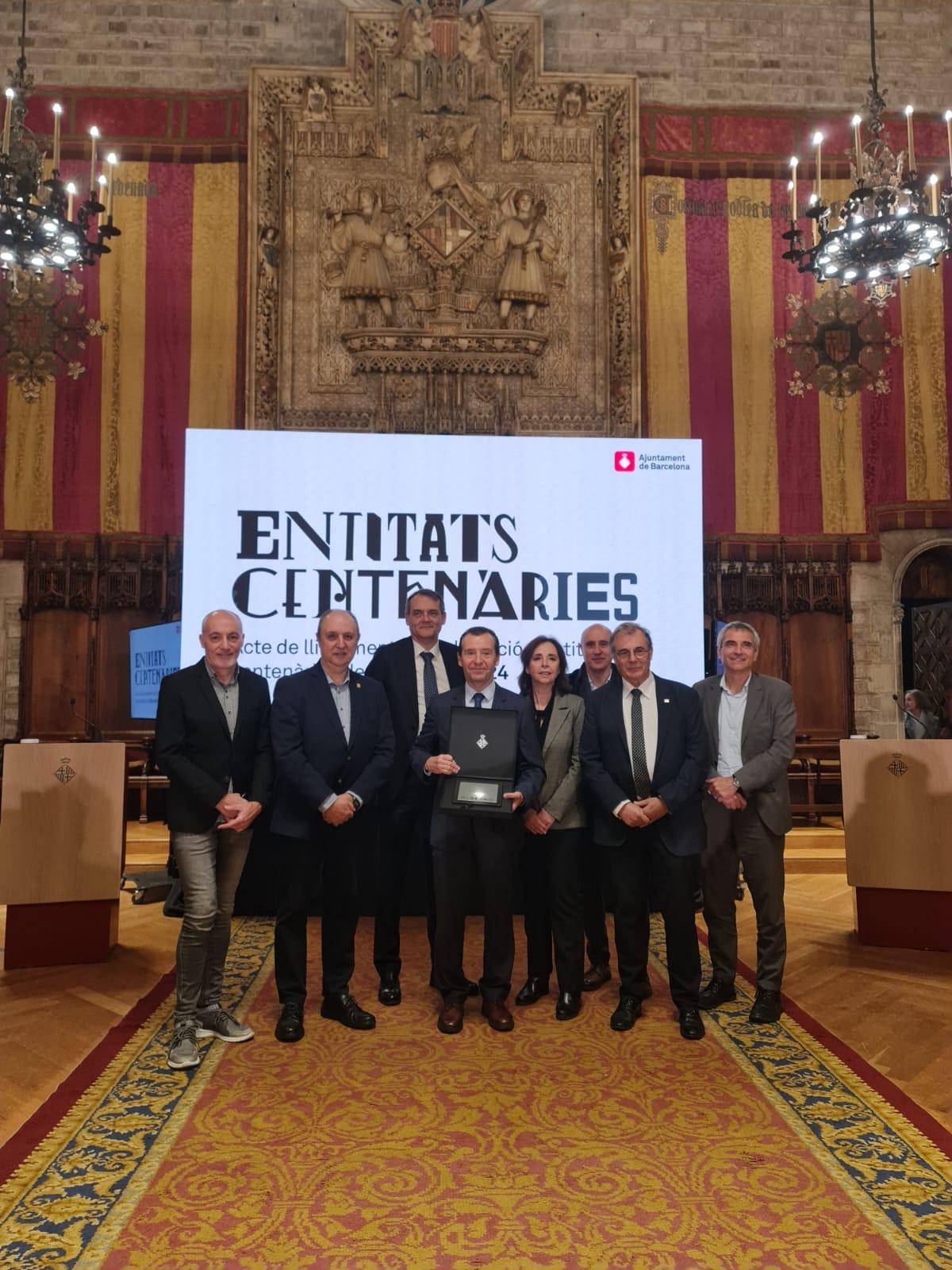 La Federació de Mutualitats de Catalunya rep una distinció com a entitat centenària