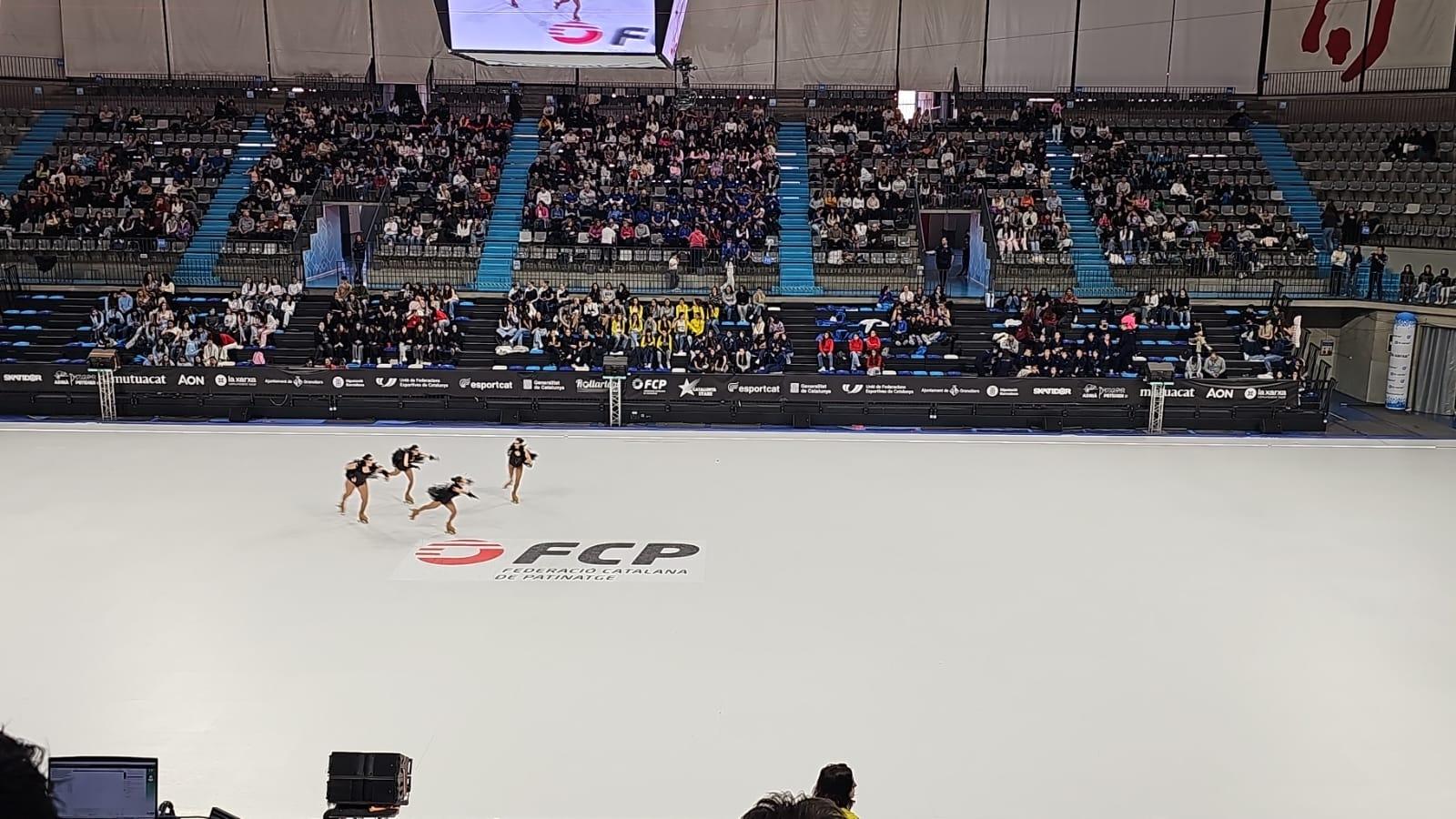 Un moment de l'espectacle de Xous i Quartets de Patinatge