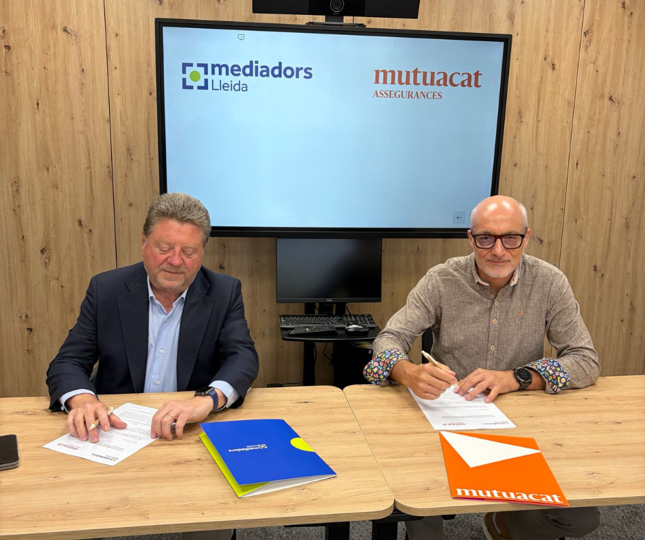 Mutuacat renova el conveni amb el Col·legi de Lleida