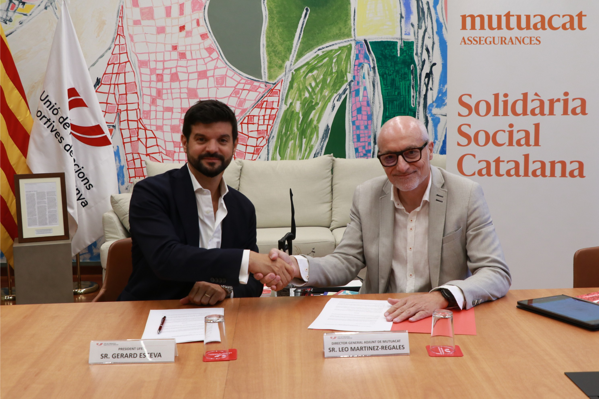 Mutuacat i la UFEC signen un conveni per impulsar la salut, la prevenció i l’esport segur a Catalunya