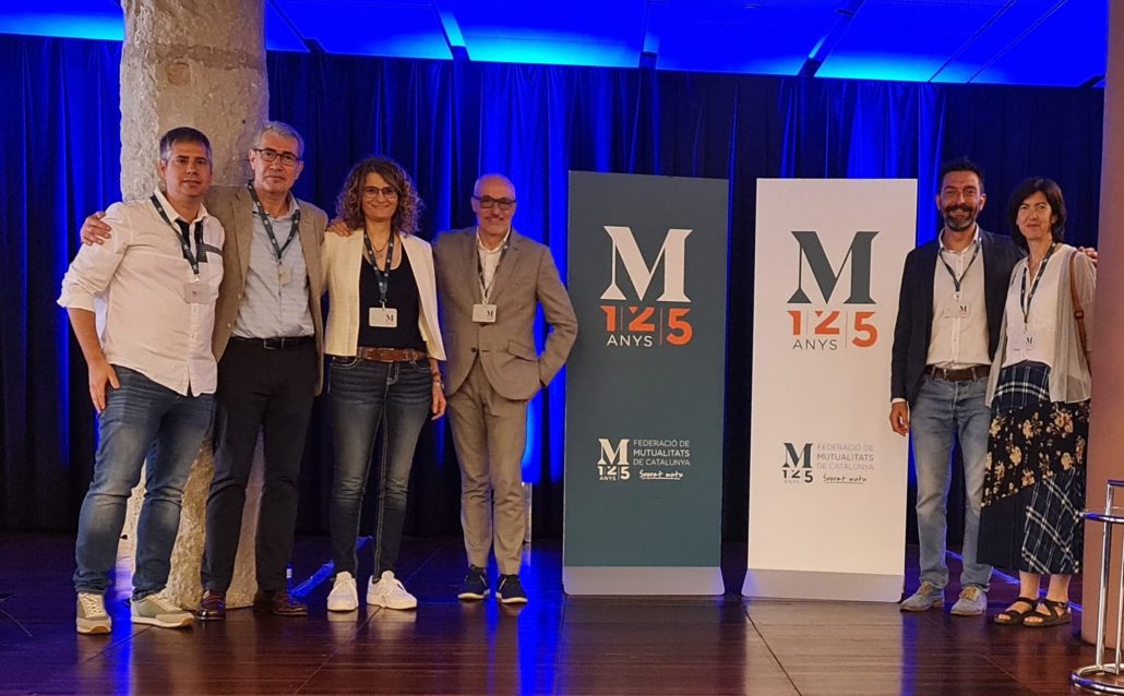 Representants de Mutuacat a la ce¡lebreció de l'aniversari de la Federació de Mutualitats