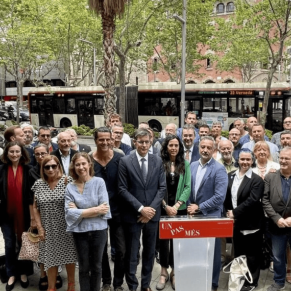 Membres de la candidatura Eines de País - Un Pas Més a kles poroperes eleccions de la Cambra de Barcelona