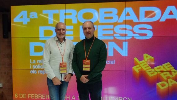 Febrerasa 2026: Leo Martínez, adjunt a la Direcció General de Mutuacat i Cristobal Sarrias, director de la Federació de Mutualitats de Catalunya