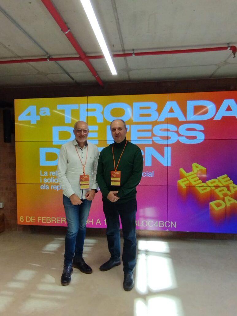 Febrerasa 2026: Leo Martínez, adjunt a la Direcció General de Mutuacat i Cristobal Sarrias, director de la Federació de Mutualitats de Catalunya