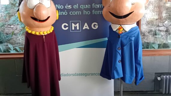 En Pep i la Maria van presidir l'àpat de germanor del CMAG
