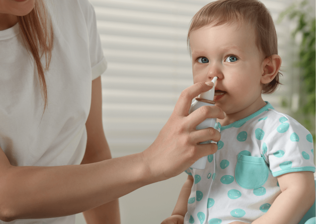 Paso a paso del lavado nasal en bebés o niños