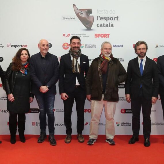Representants De La UFEC, Mutuacat I El Diari Sport A La 26a Festa De L'Esport Català