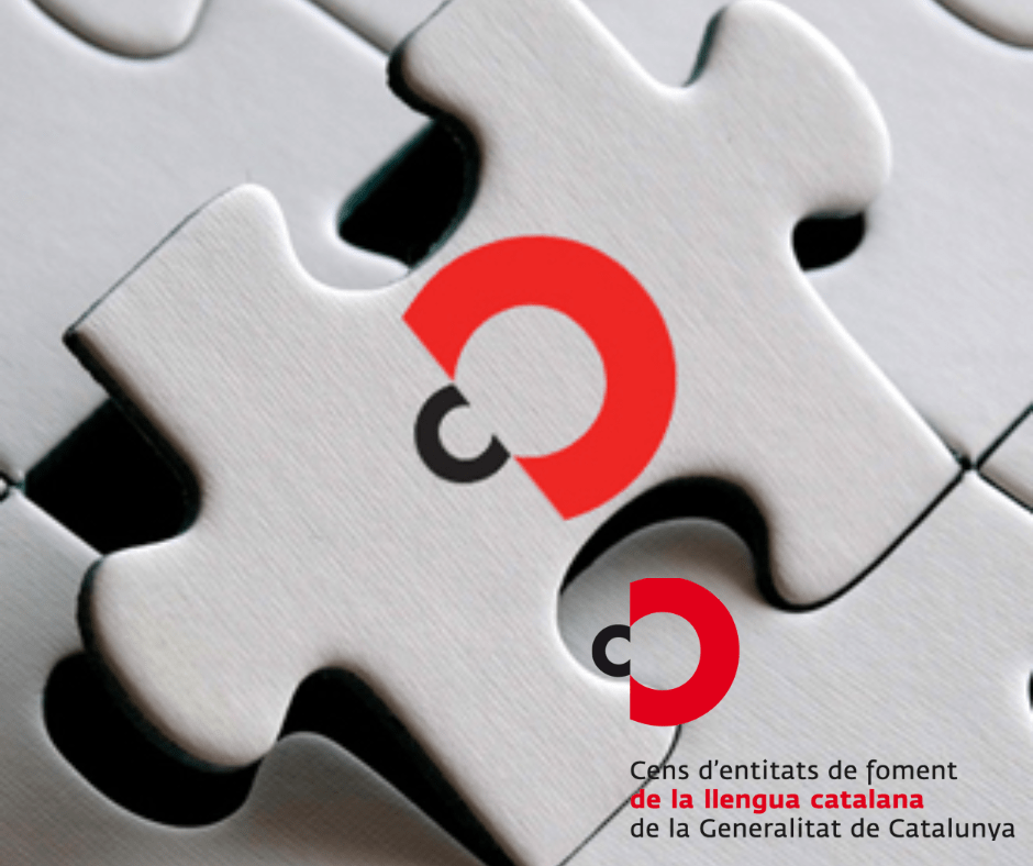 Imatge i logo del Cens d'entitats de foment de la llengua catalana