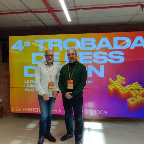 Febrerasa 2026: Leo Martínez, adjunt a la Direcció General de Mutuacat i Cristobal Sarrias, director de la Federació de Mutualitats de Catalunya