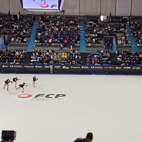 Un moment de l'espectacle de Xous i Quartets de Patinatge