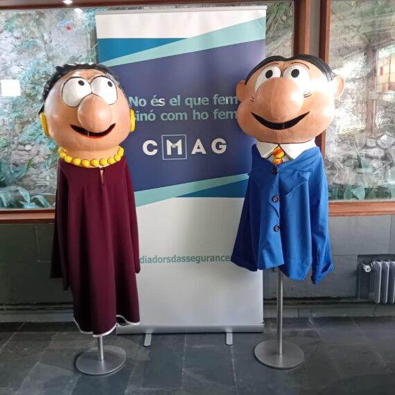 En Pep i la Maria van presidir l'àpat de germanor del CMAG